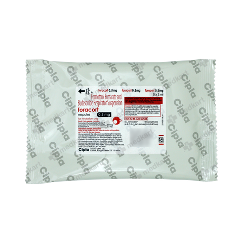 FORACORT 0.5 RESPULES 5 X 2 ML