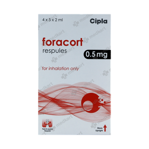 FORACORT 0.5 RESPULES 5 X 2 ML