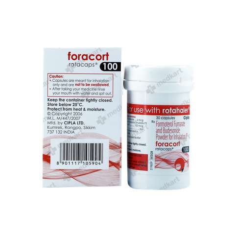 FORACORT 100MCG ROTACAP 30'S