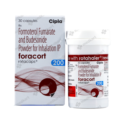 FORACORT 200MCG ROTACAP 1X30