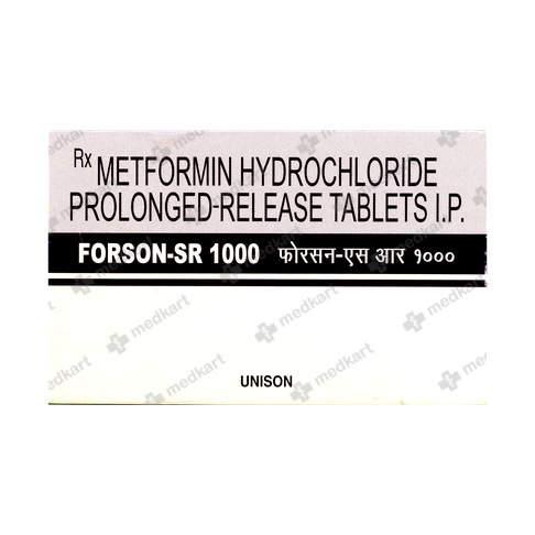 FORSON SR 1000MG TABLET 10'S