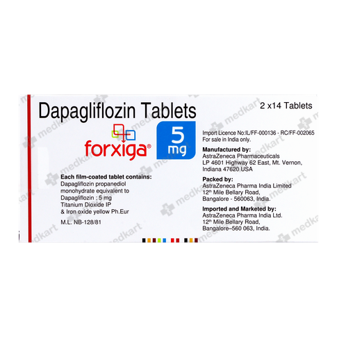 FORXIGA 5MG TABLET 14'S