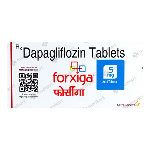 FORXIGA 5MG TABLET 14'S