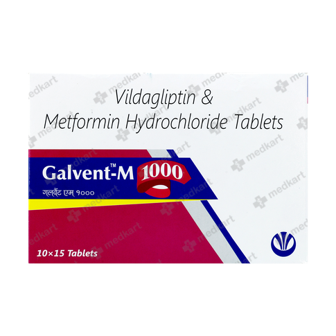GALVENT M 1000MG TABLET 15'S