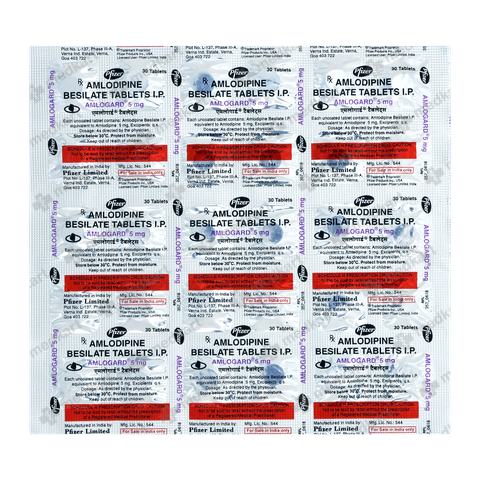 AMLOGARD 5MG TABLET 30'S