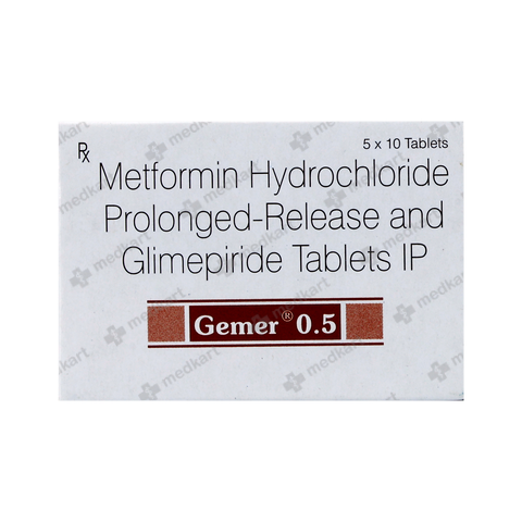 GEMER 0.5MG TABLET 10'S