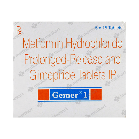 GEMER 1MG TABLET 15'S