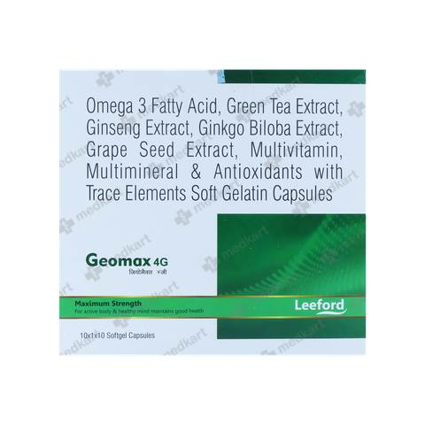 Geomax Plus 4g Tablet 10's – Composition & Ingredients
