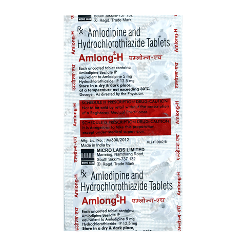 AMLONG H TABLET 15'S