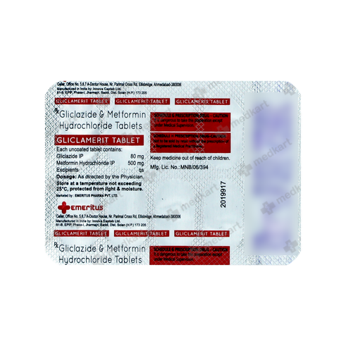 GLICLAMERIT TABLET 10'S