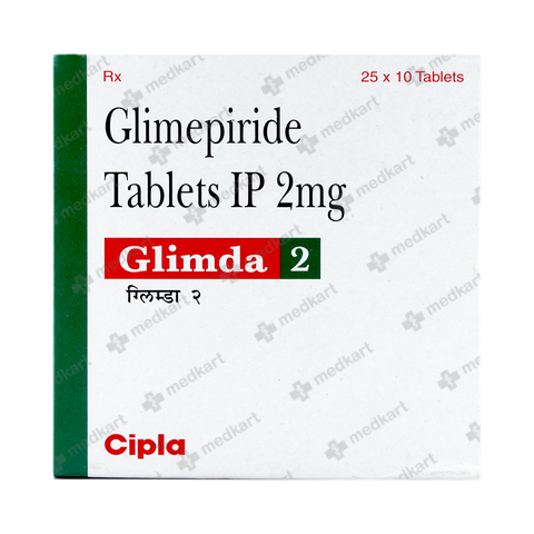 GLIMDA 2MG TABLET 10'S