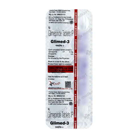 GLIMED 3MG TABLET 10'S