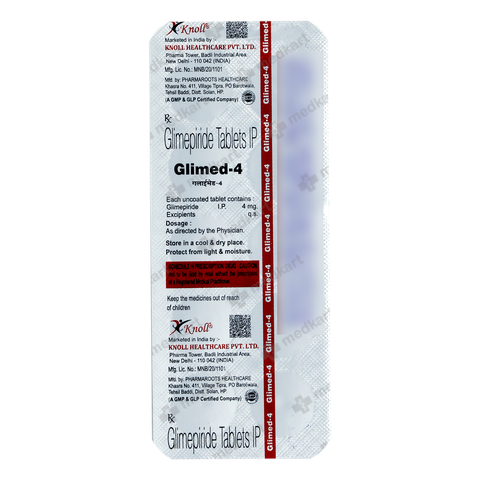 GLIMED 4MG TABLET 10'S