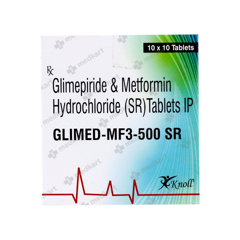 GLIMED MF 3/500SR TABLET 10'S