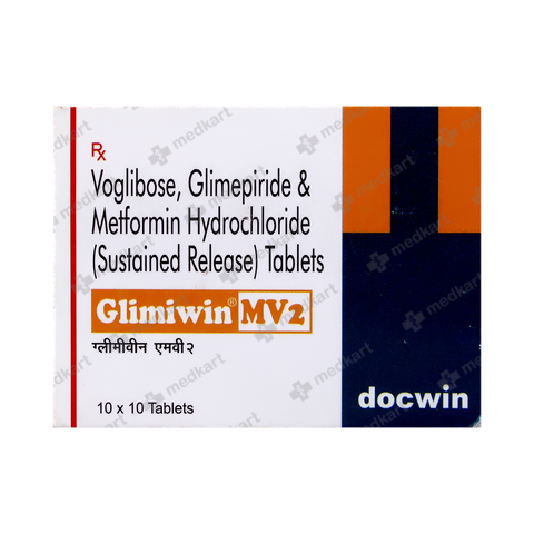 GLIMIWIN MV 2MG TABLET 10'S