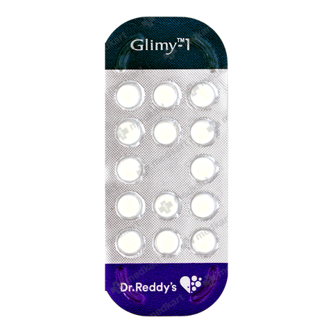 GLIMY 1MG TABLET 15'S