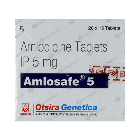 AMLOSAFE 5MG TABLET 15'S