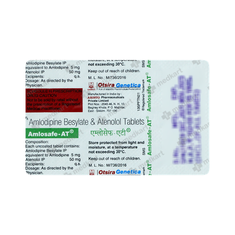 Buy Amlosafe AT Online at Medkart