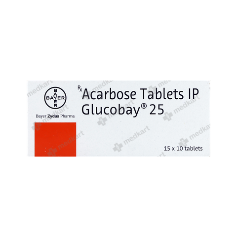 GLUCOBAY 25MG TABLET 10'S