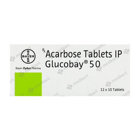 GLUCOBAY 50MG TABLET 10'S