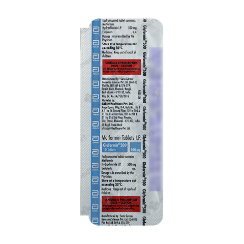 GLUFORMIN TABLET 10'S