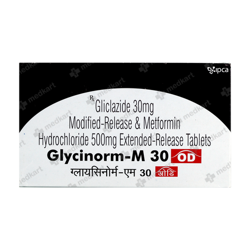GLYCINORM M OD 30MG TABLET 10'S