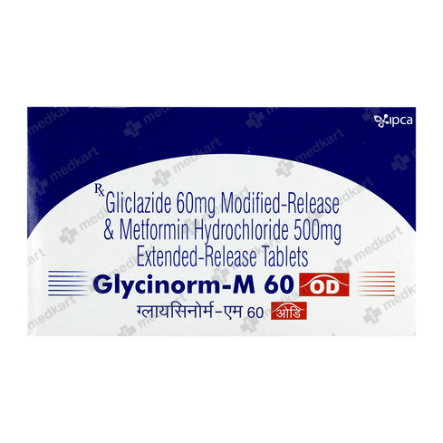 GLYCINORM M OD 60MG TABLET 10'S