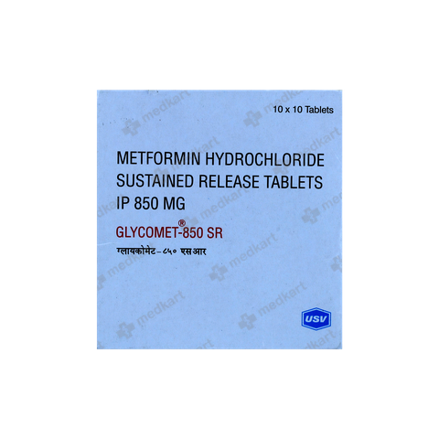 GLYCOMET SR 850MG TABLET 10'S