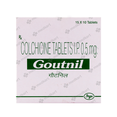 GOUTNIL 0.5MG TABLET 10'S