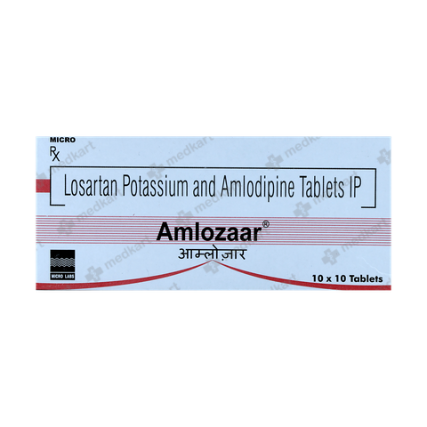 AMLOZAAR TABLET 10'S