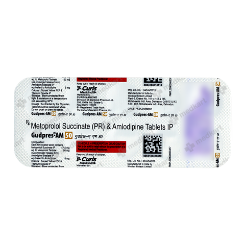 GUDPRES AM 50MG TABLET 10'S