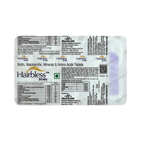 HAIRBLESS TABLET 10'S