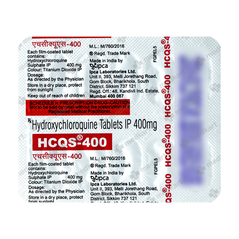 HCQS 400MG TABLET 10'S