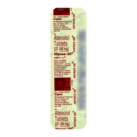 HIPRES 50MG TABLET 14'S