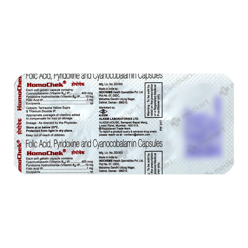 HOMOCHEK CAPSULE 10'S