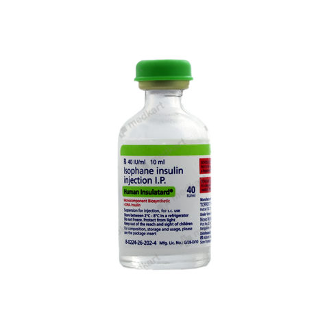 HUMAN INSULATARD 40IU VIAL 10 ML