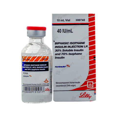 HUMINSULIN 30/70 40IU VIAL 10 ML