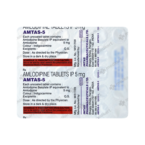 AMTAS 5MG TABLET 30'S