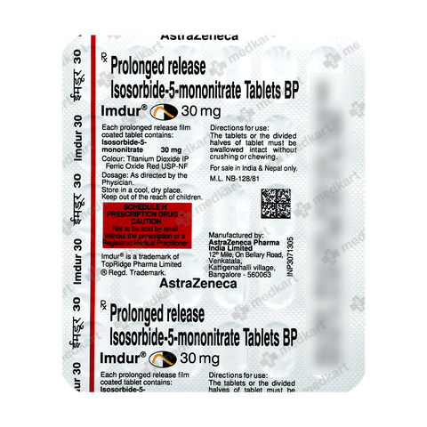 IMDUR 30MG TABLET 30'S