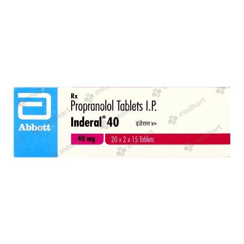 Order INDERAL 40 online at Medkart
