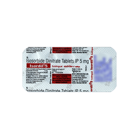 ISORDIL 5MG TABLET 10'S