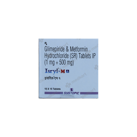 ISRYL M 1MG TABLET 15'S