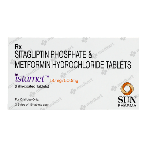 ISTAMET 50/500MG TABLET 15'S