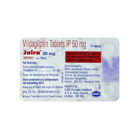 JALRA 50MG TABLET 15'S