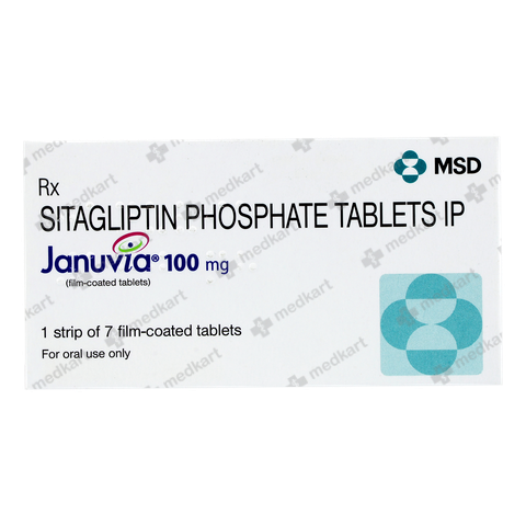 JANUVIA 100MG TABLET 7'S