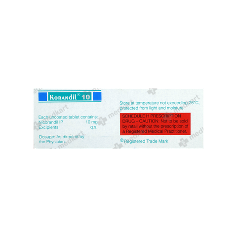 Order KORANDIL 10 online at Medkart