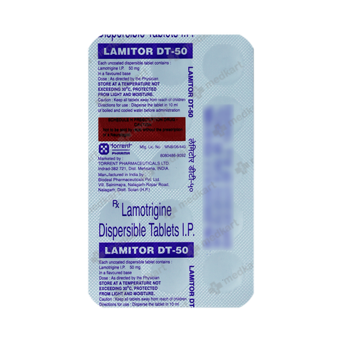 LAMITOR 50 DT TABLET 15’S