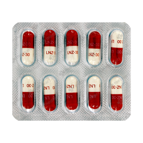 LANZOL 30MG CAPSULE 10'S
