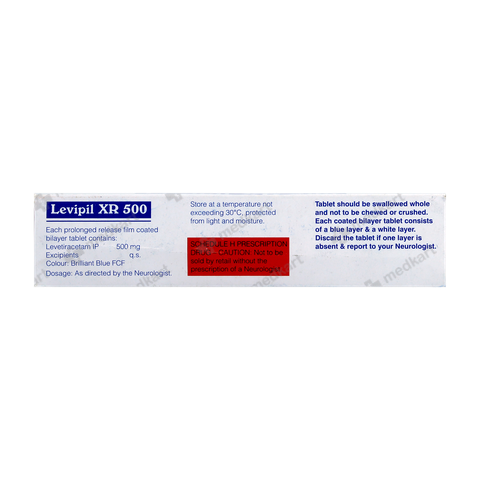 Buy LEVIPIL XR 500 Online at Medkart