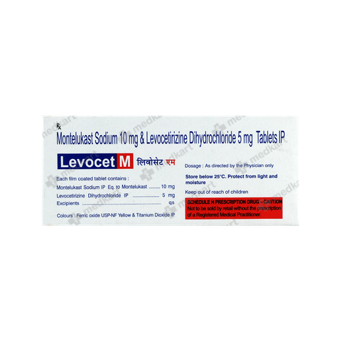 LEVOCET M TABLET 10'S